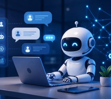Custom AI Chatbot Development Services Hike Branding 360x320