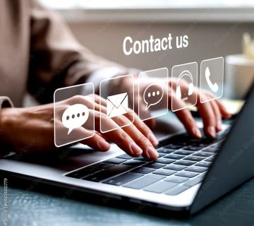 Reaching out through digital channels contact us 360x320