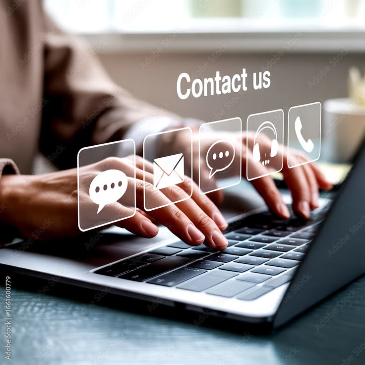Reaching out through digital channels contact us