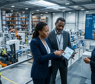 ERP systems Kenya dashboard showing business data and operational management