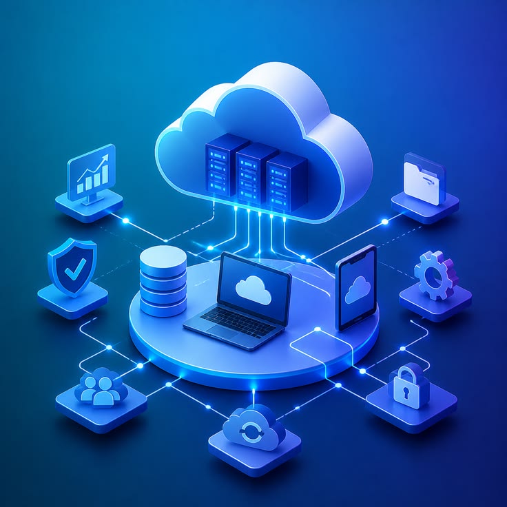 Professional choosing a reliable web hosting plan